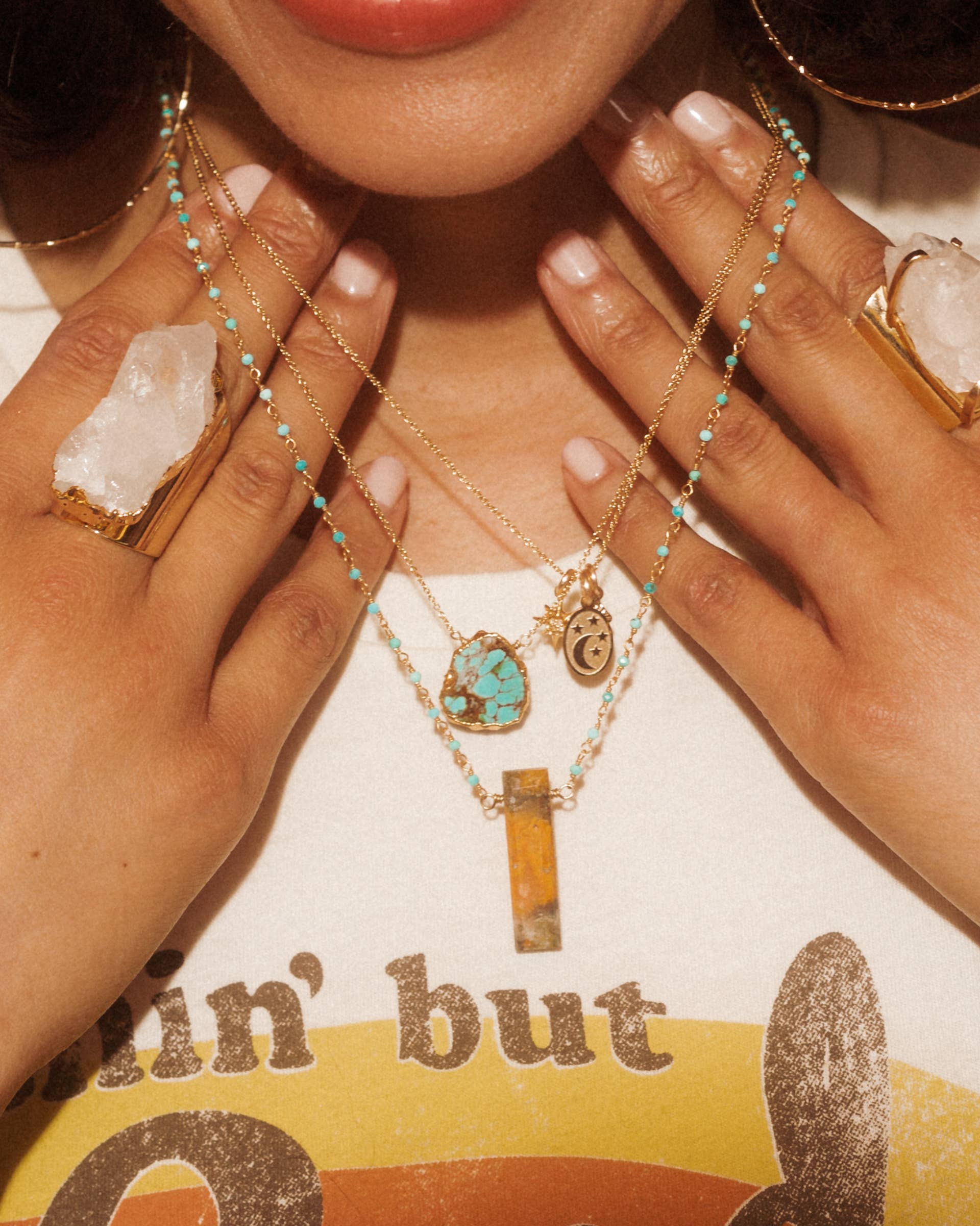 Turquoise Stone Necklace