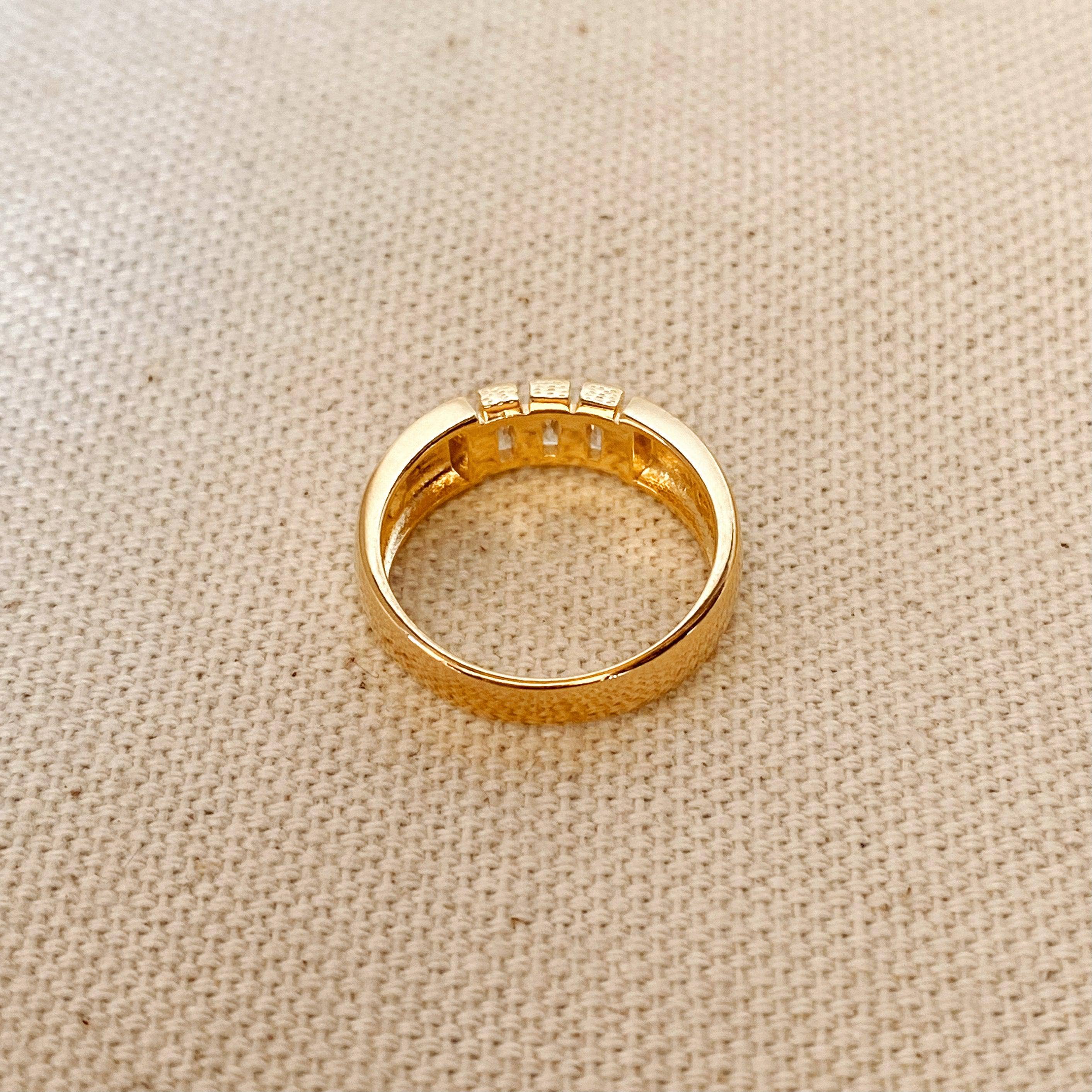 Cubic Zirconia Stone Ring