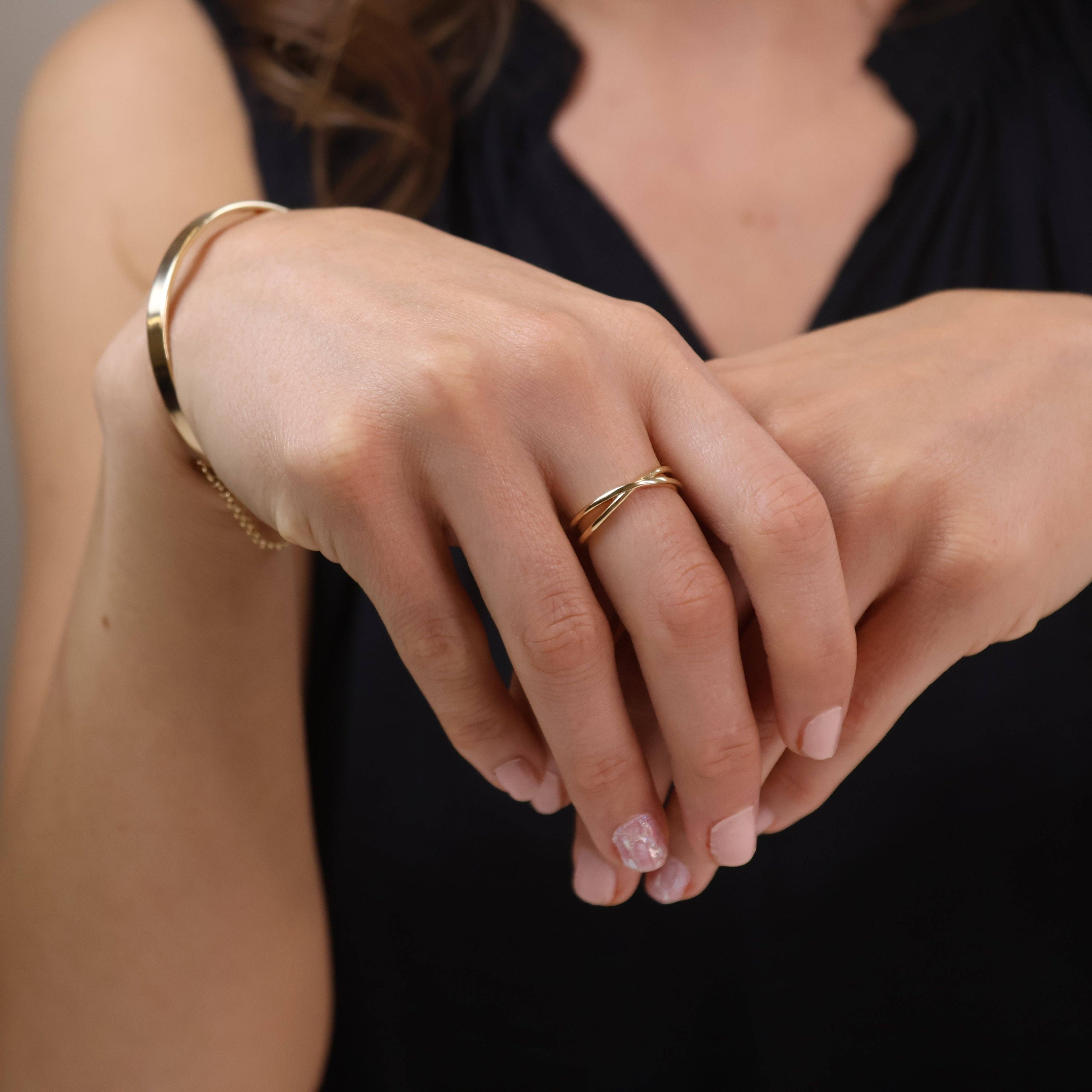 X Marks the Spot Ring