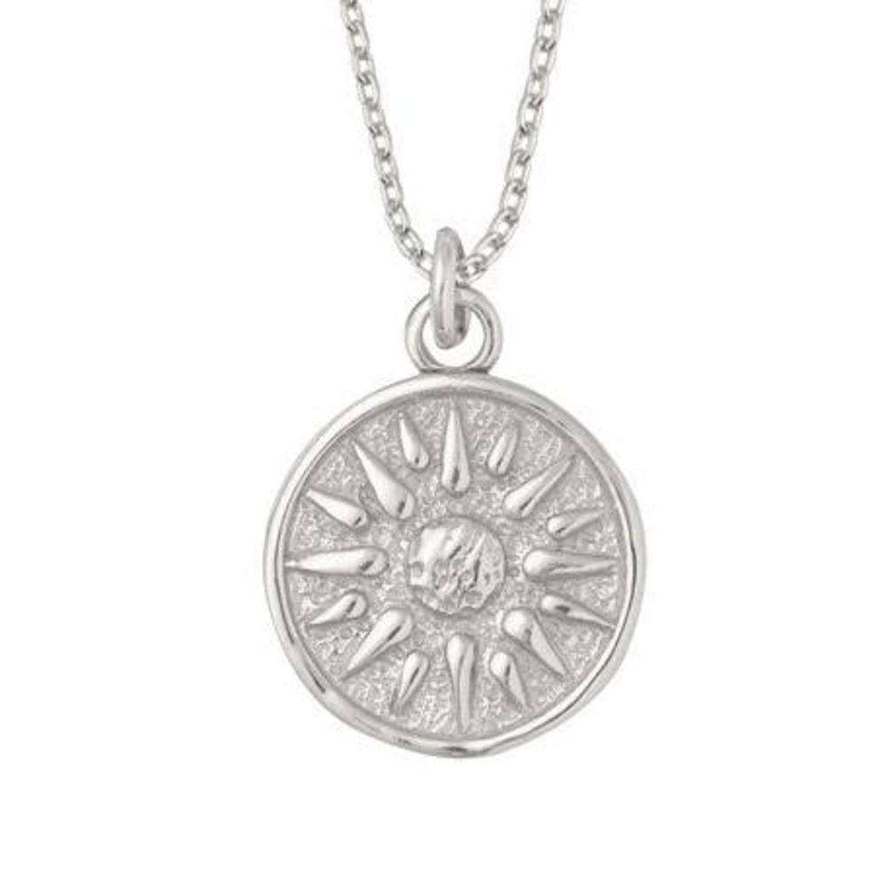 Sun Goddess Coin Pendant Necklace