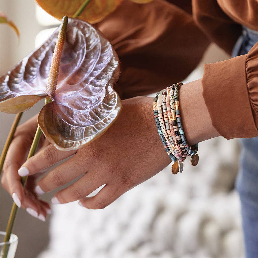 Amethyst Intention Charm Bracelet