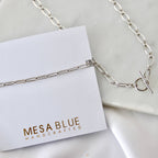Silver Paperclip Bracelet