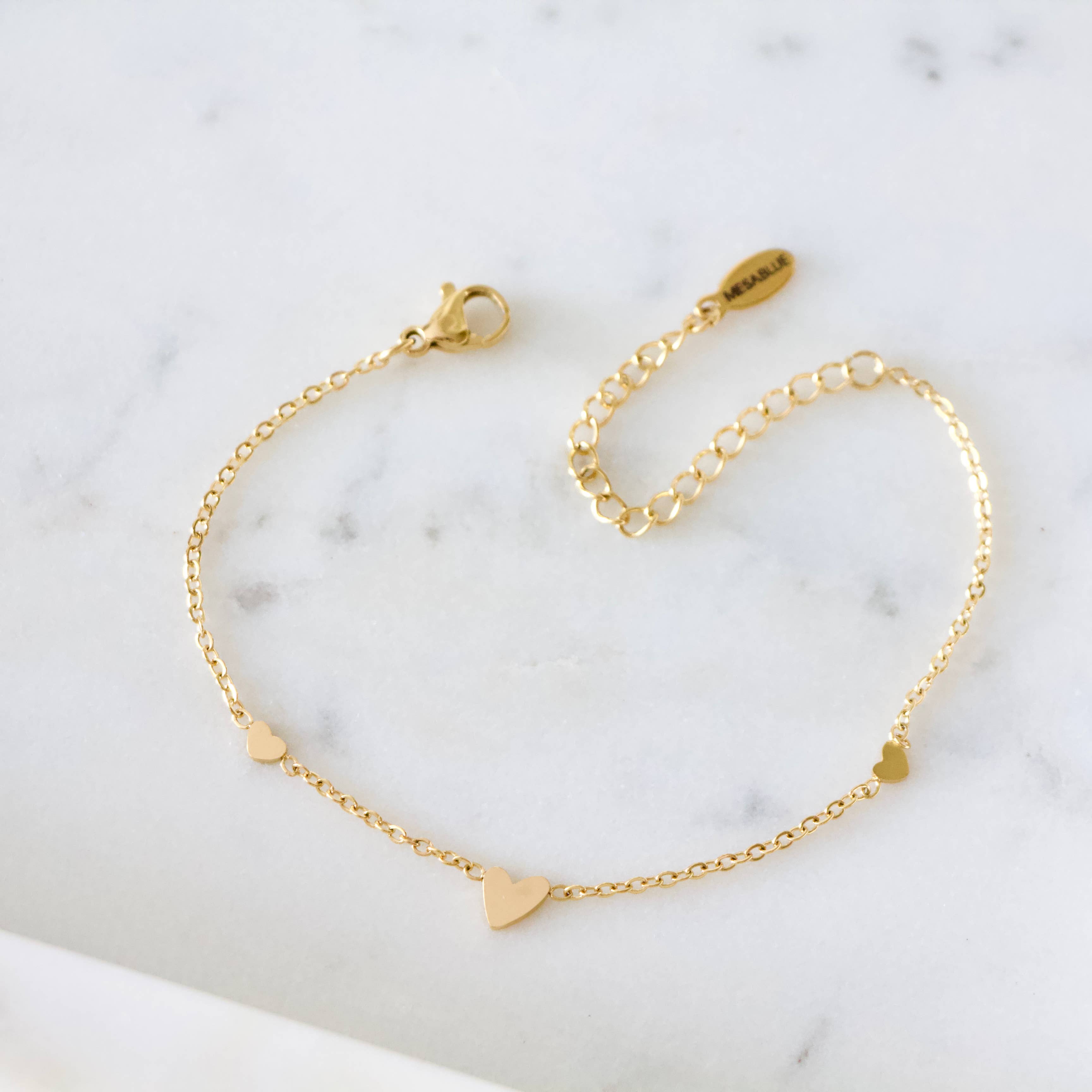 Triple Heart Bracelet
