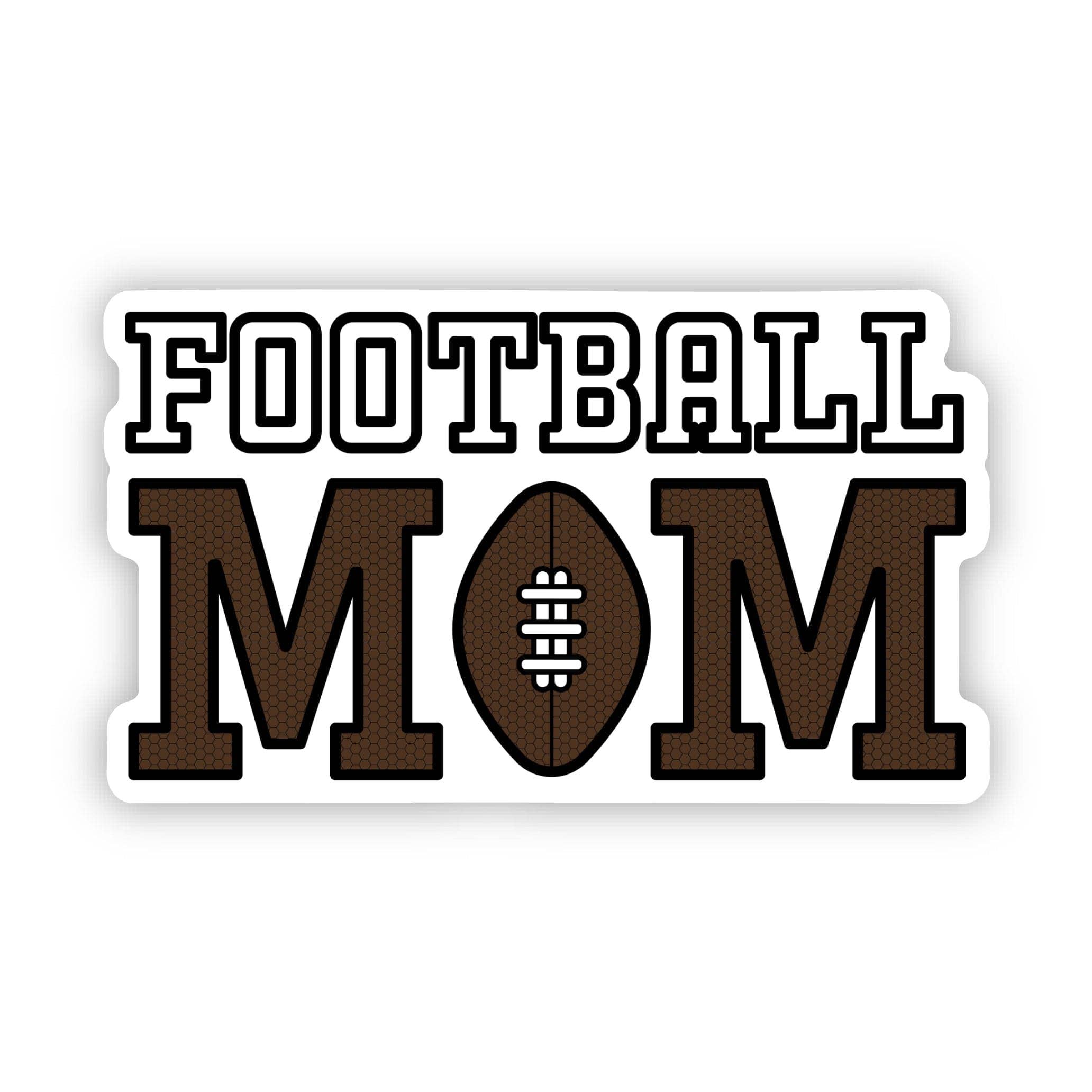 Football Mom Text Sticker