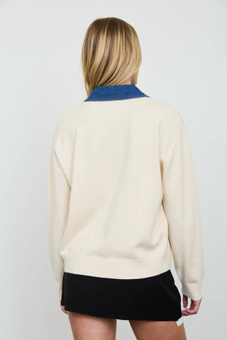 Sweater Denim Pullover
