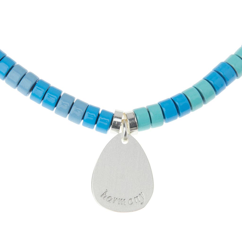 Turquoise Intention Charm Bracelet