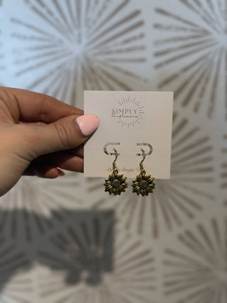 Simply Sunflower Earrings
