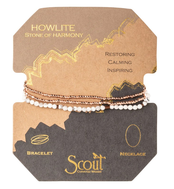 Delicate Stone Wrap Bracelets