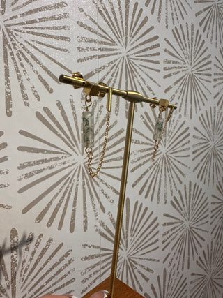 Moss Double Pierced Earrings