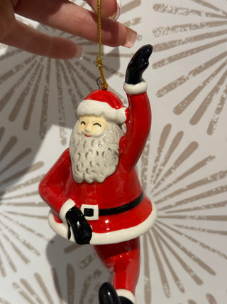 Splitting Santa Ornament