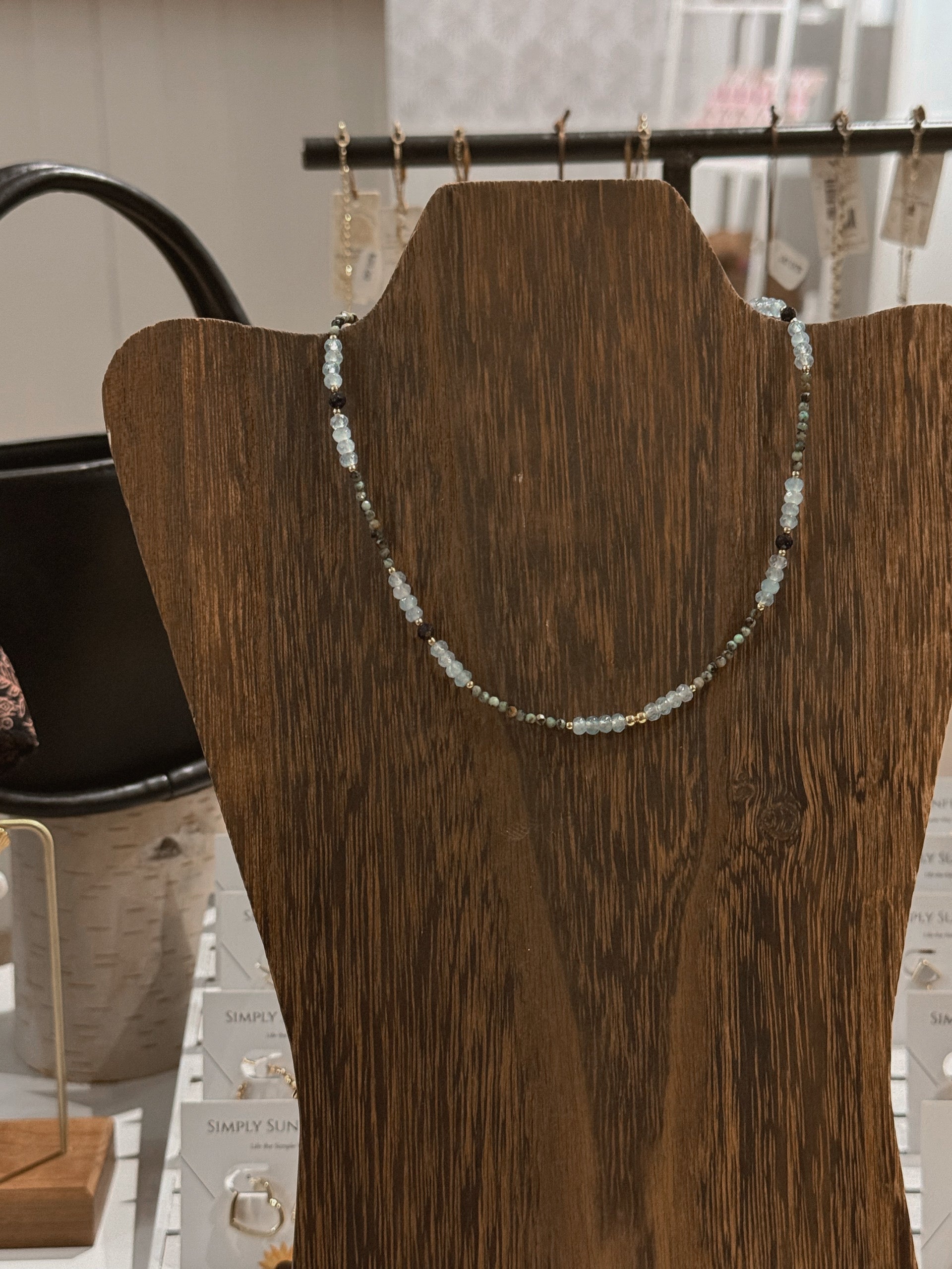 Neptune Beaded Necklace