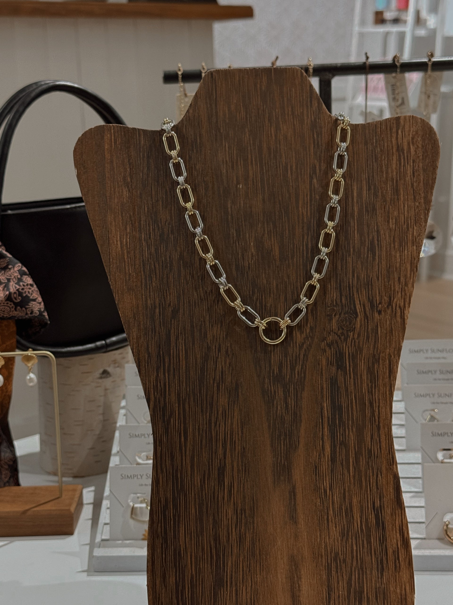 Nina Mixed Metal Necklace