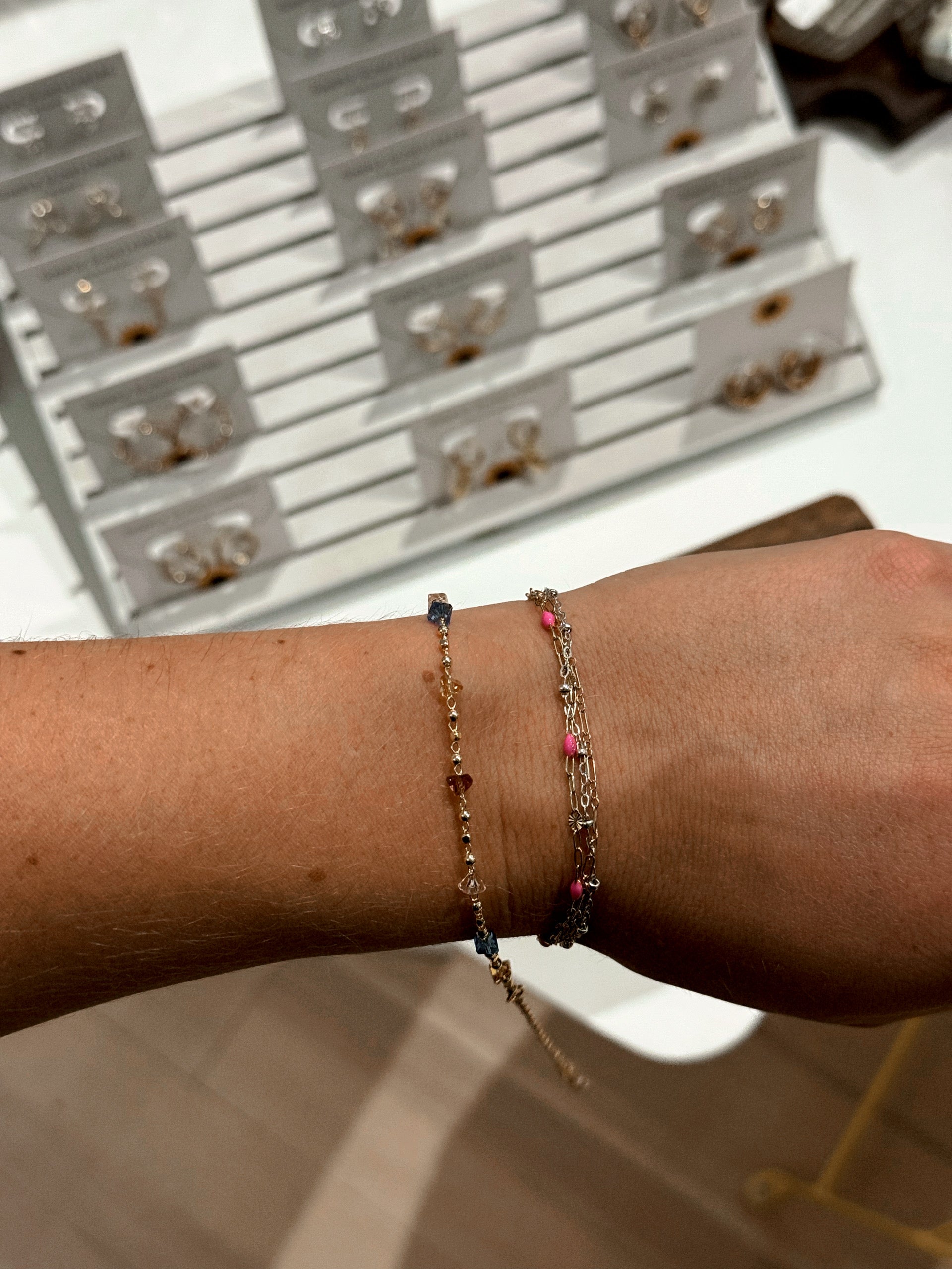 Crystal Gold Bracelet