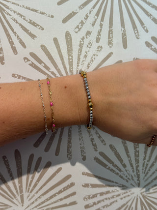 Triple Two Tone Bracelet