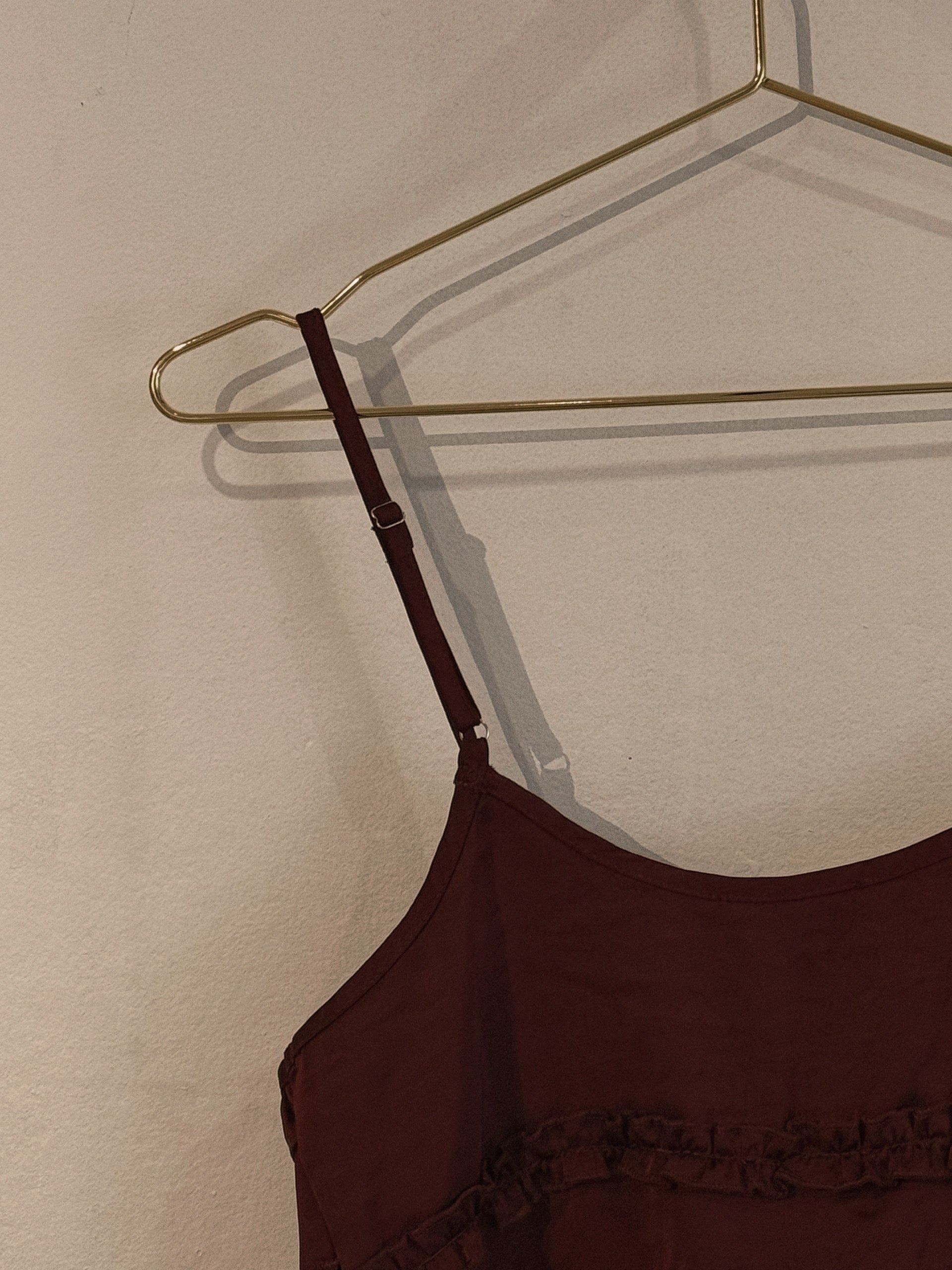 Garnet Ruffle Top
