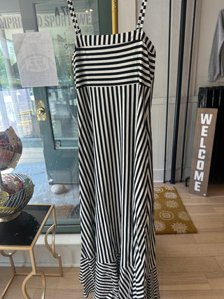Black and White Stripe Maxi