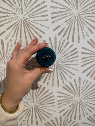 Red Wine Garnet Ring