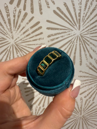 Peyton Emerald Band Ring
