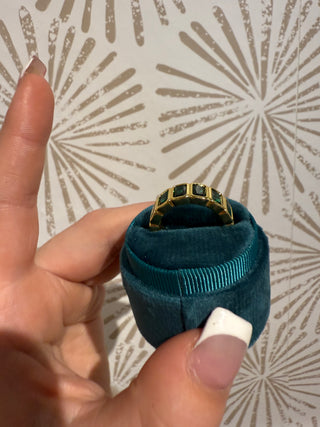 Peyton Emerald Band Ring