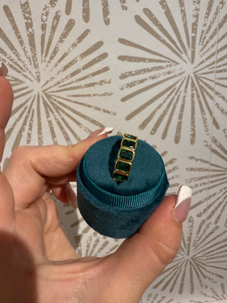 Peyton Emerald Band Ring