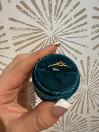 Gold Evil Eye Ring
