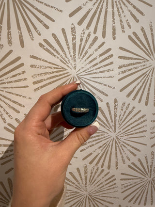 Flowers In A Row Ring