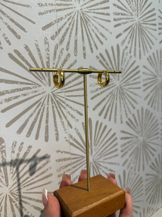 Gold Huggie Hoop
