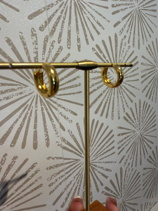 Gold Huggie Hoop