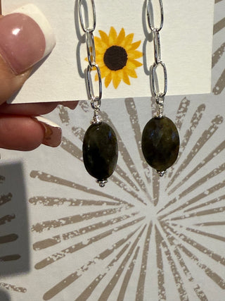 Chain Of Thought Silver Earring