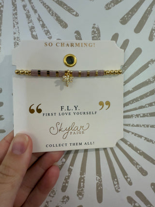 So Charming! Beaded Dragonfly Bracelet