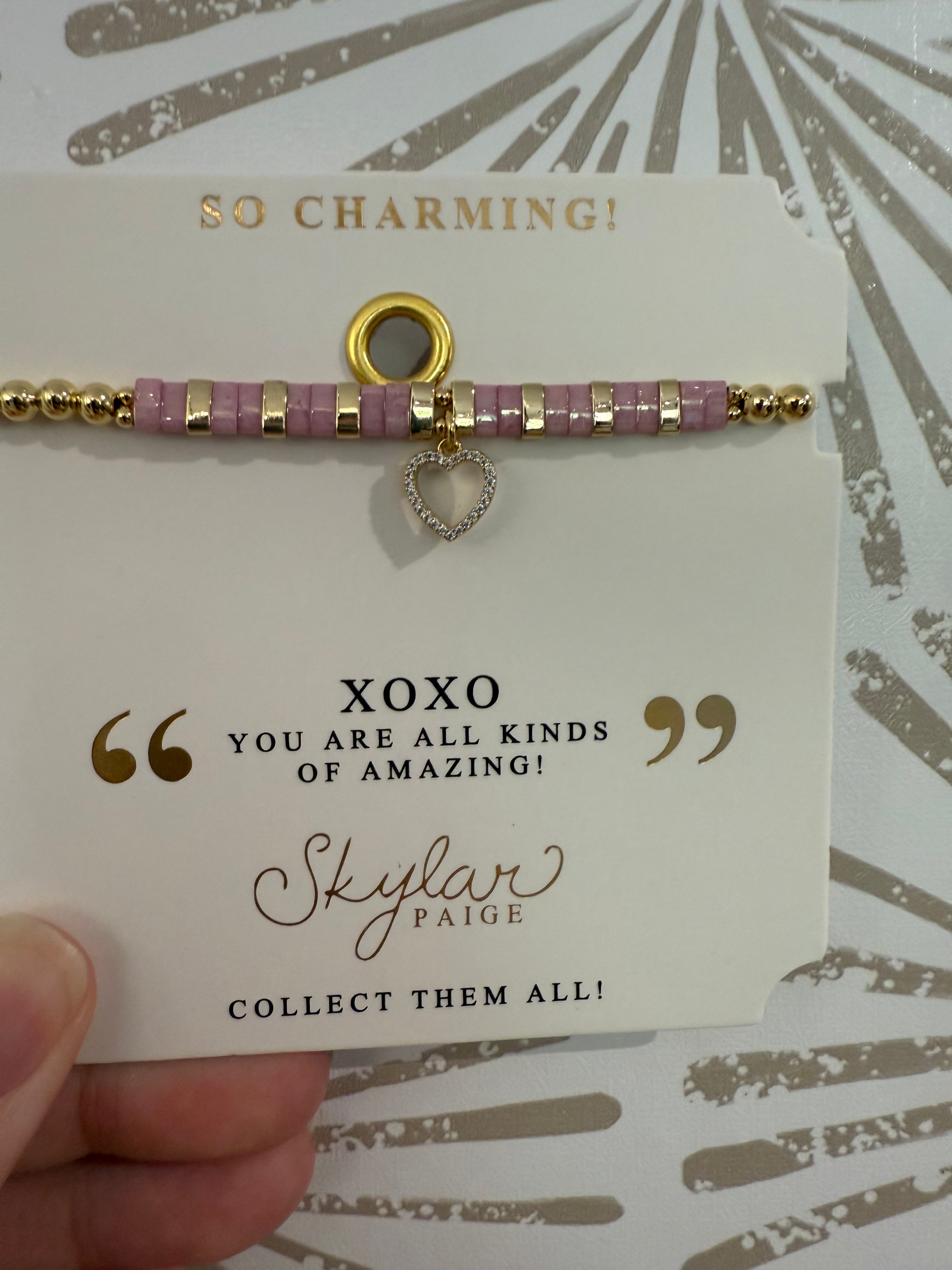 So Charming! Heart Beaded Bracelet