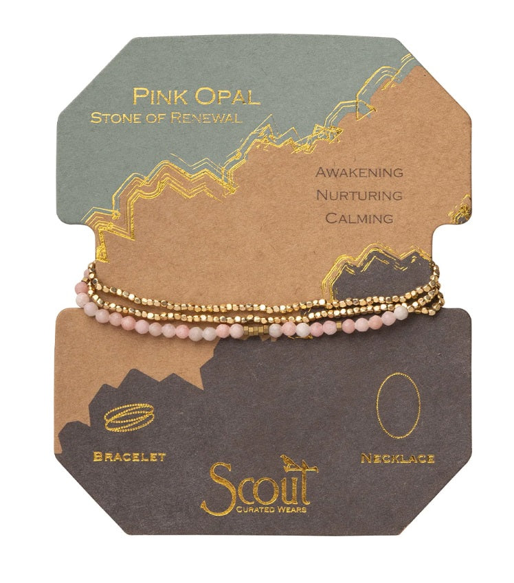 Delicate Stone Wrap Bracelets