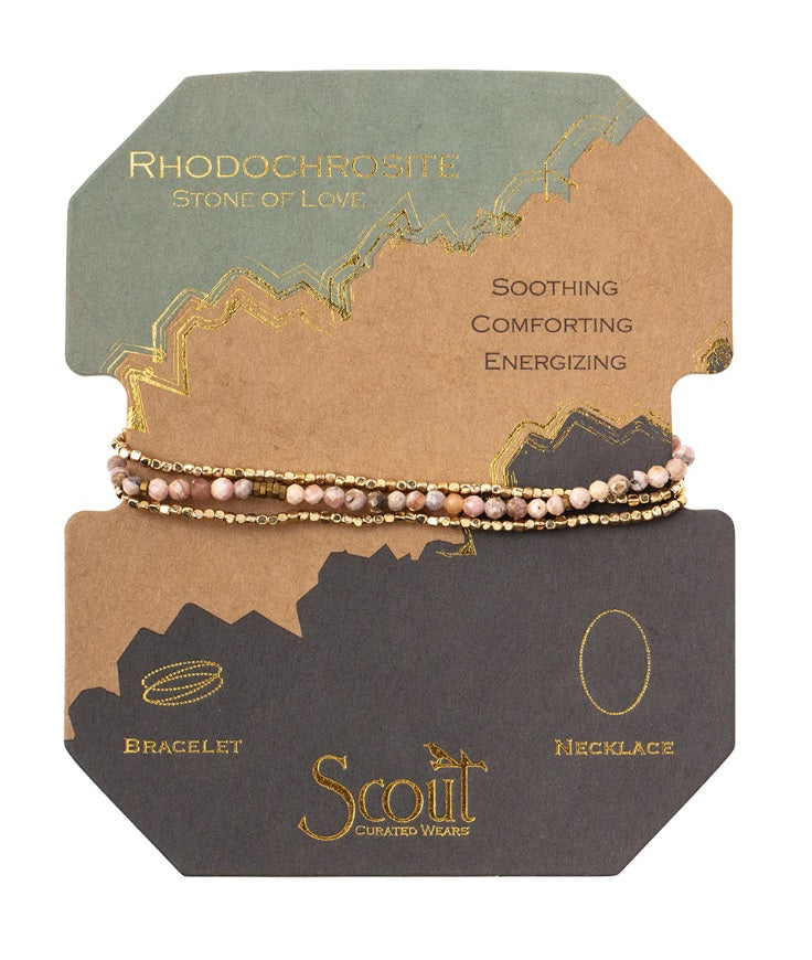 Delicate Stone Wrap Bracelets