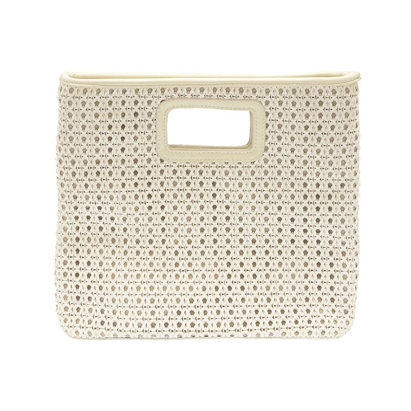 Rio Faux Cane Cutout Bag