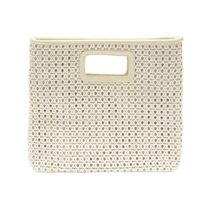 Rio Faux Cane Cutout Bag