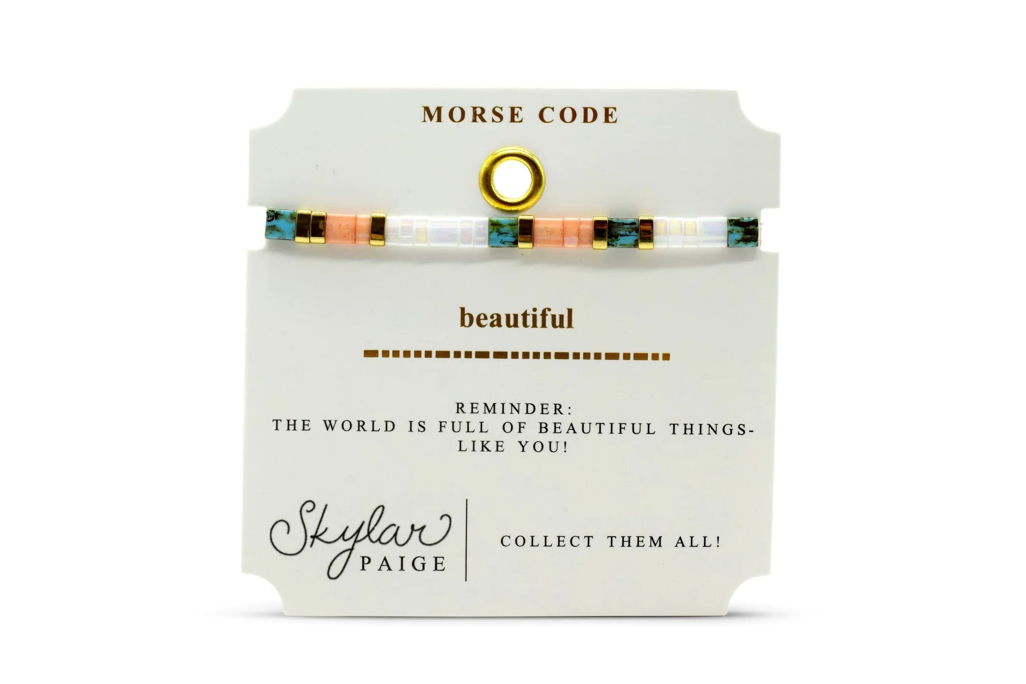 Beautiful Morse Code Bracelet