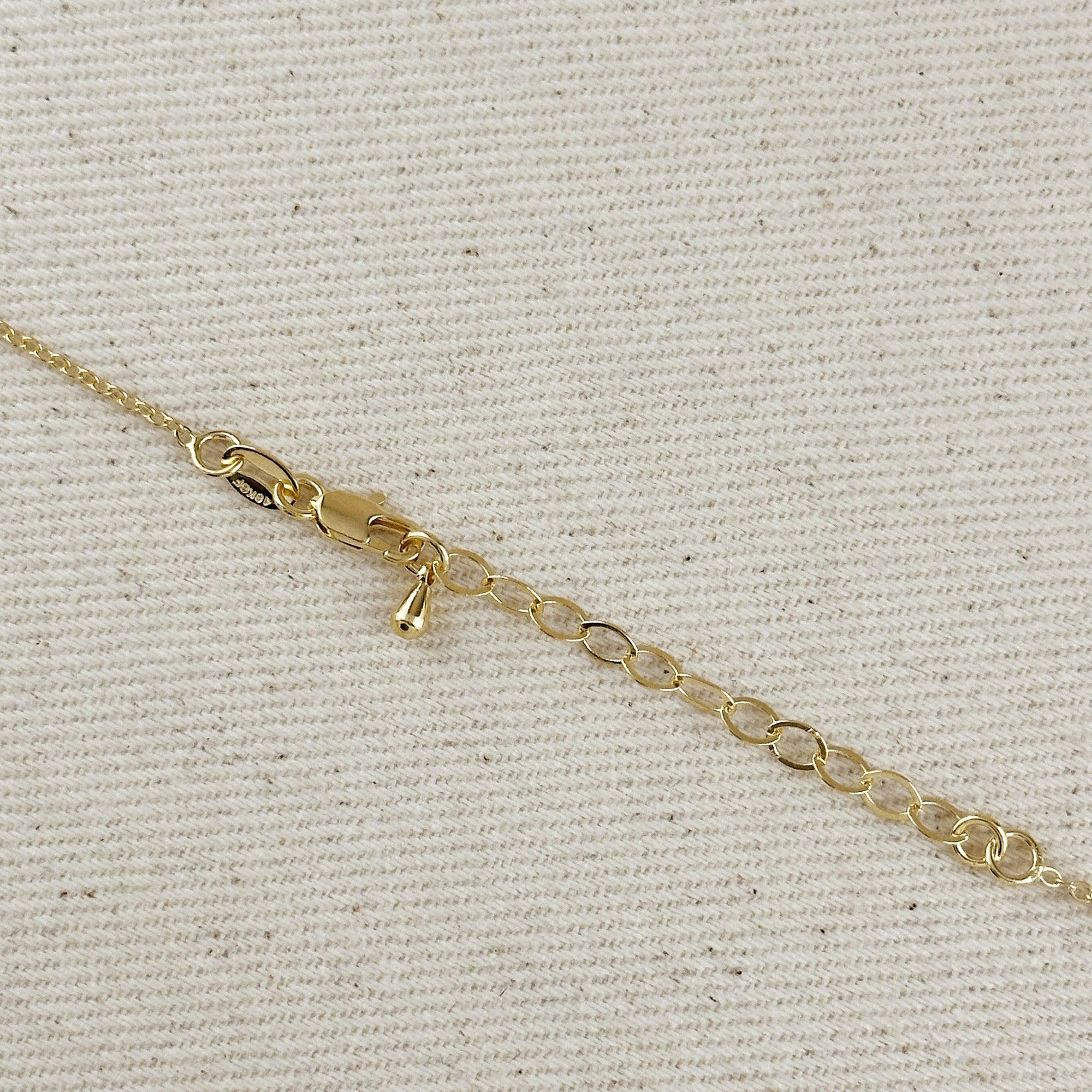 Ellipse Solitaire Necklace