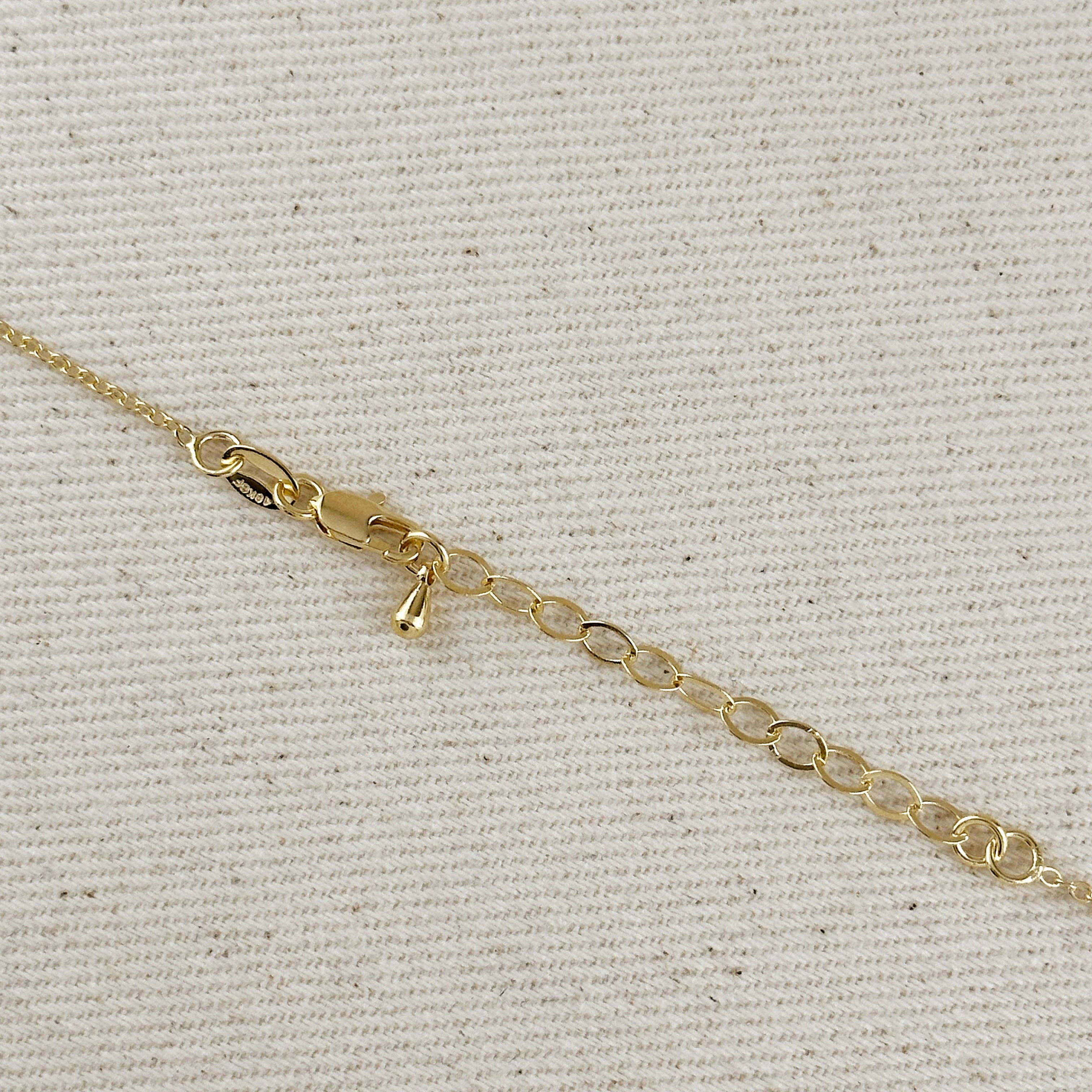 Ellipse Solitaire Necklace