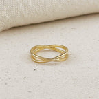 X Marks the Spot Ring