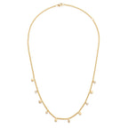 Crystal + Dot Necklace