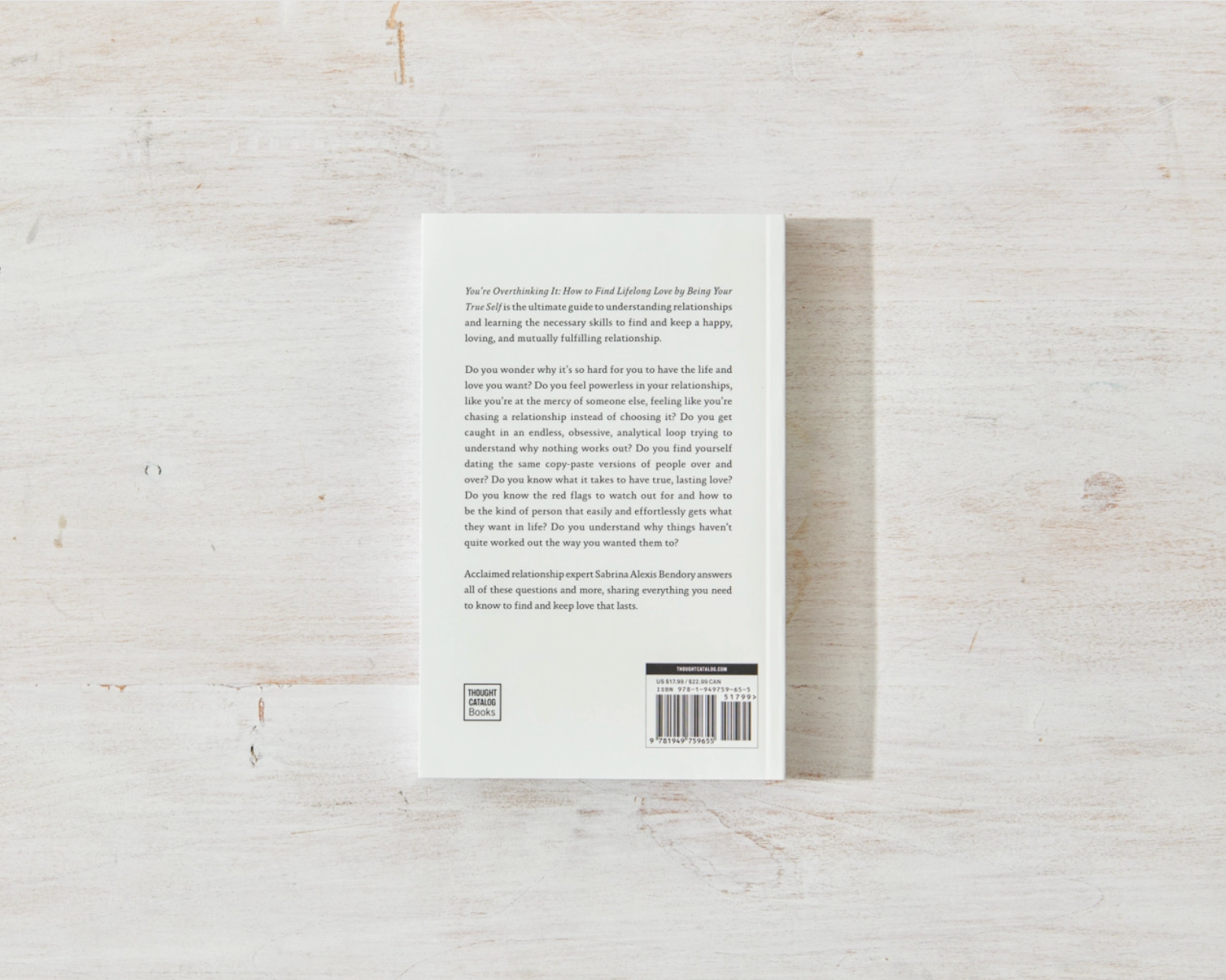 You're Overthinking It Book