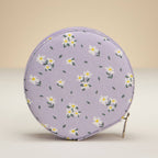 Purple Daisy Travel Jewelry Box