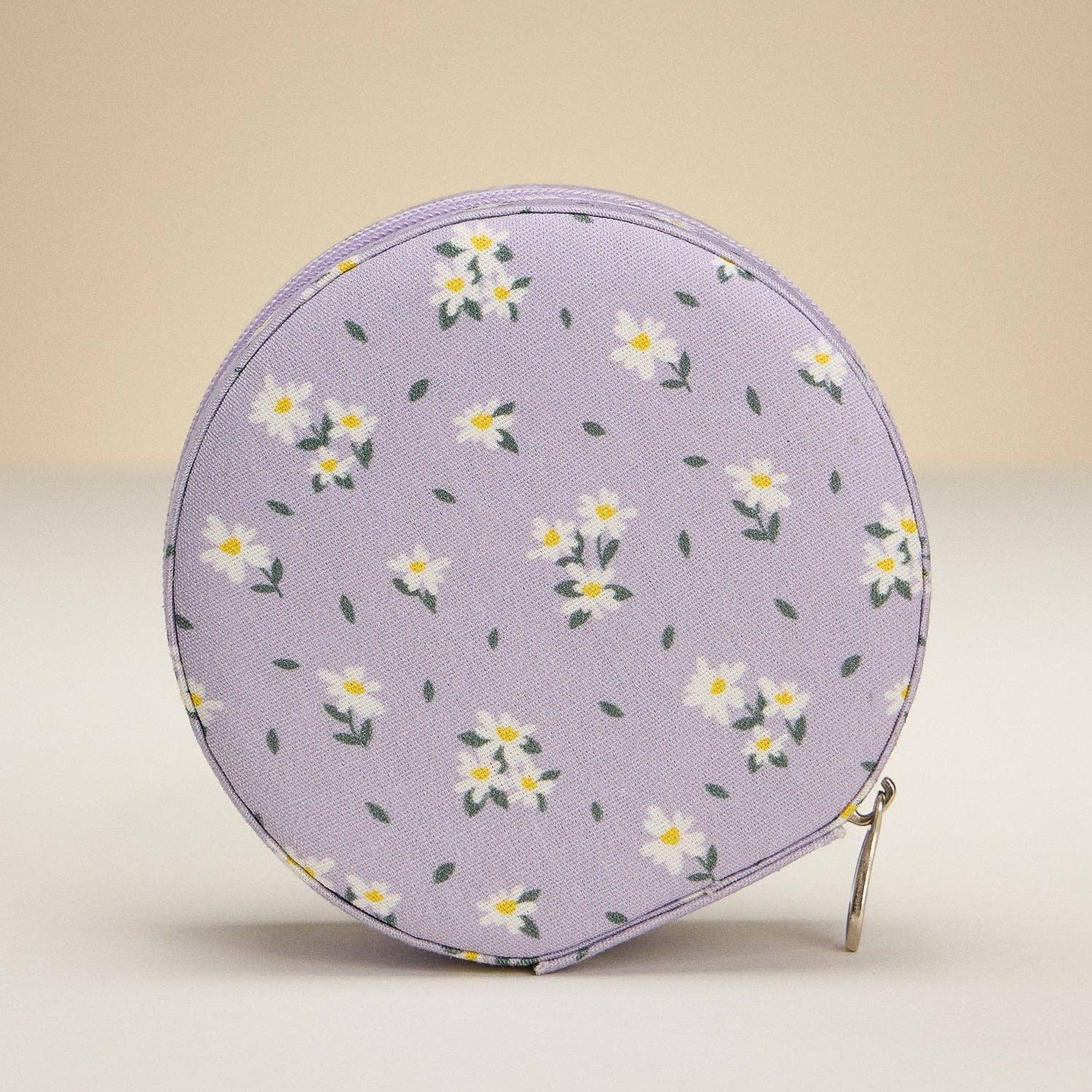 Purple Daisy Travel Jewelry Box