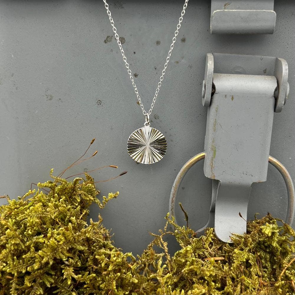 Sunbeam Disc Necklace