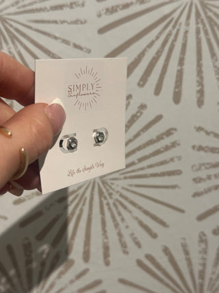 Addison Diamond Studs - Simply Sunflowers