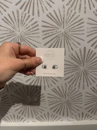 Addison Diamond Studs - Simply Sunflowers