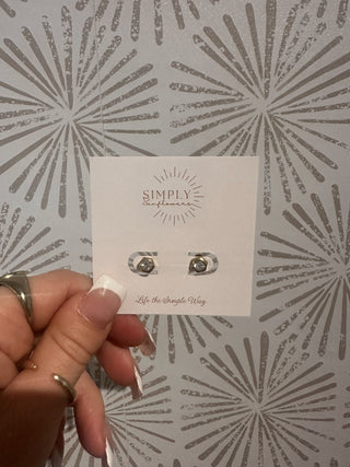 Addison Gold Studs - Simply Sunflowers