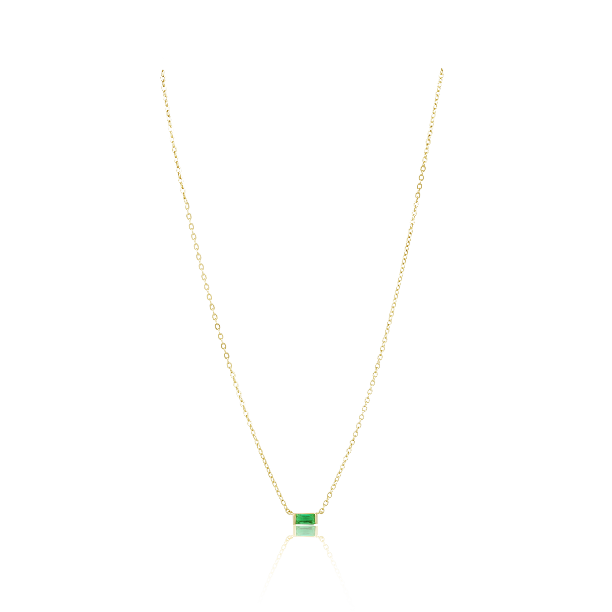Emerald Willow Necklace