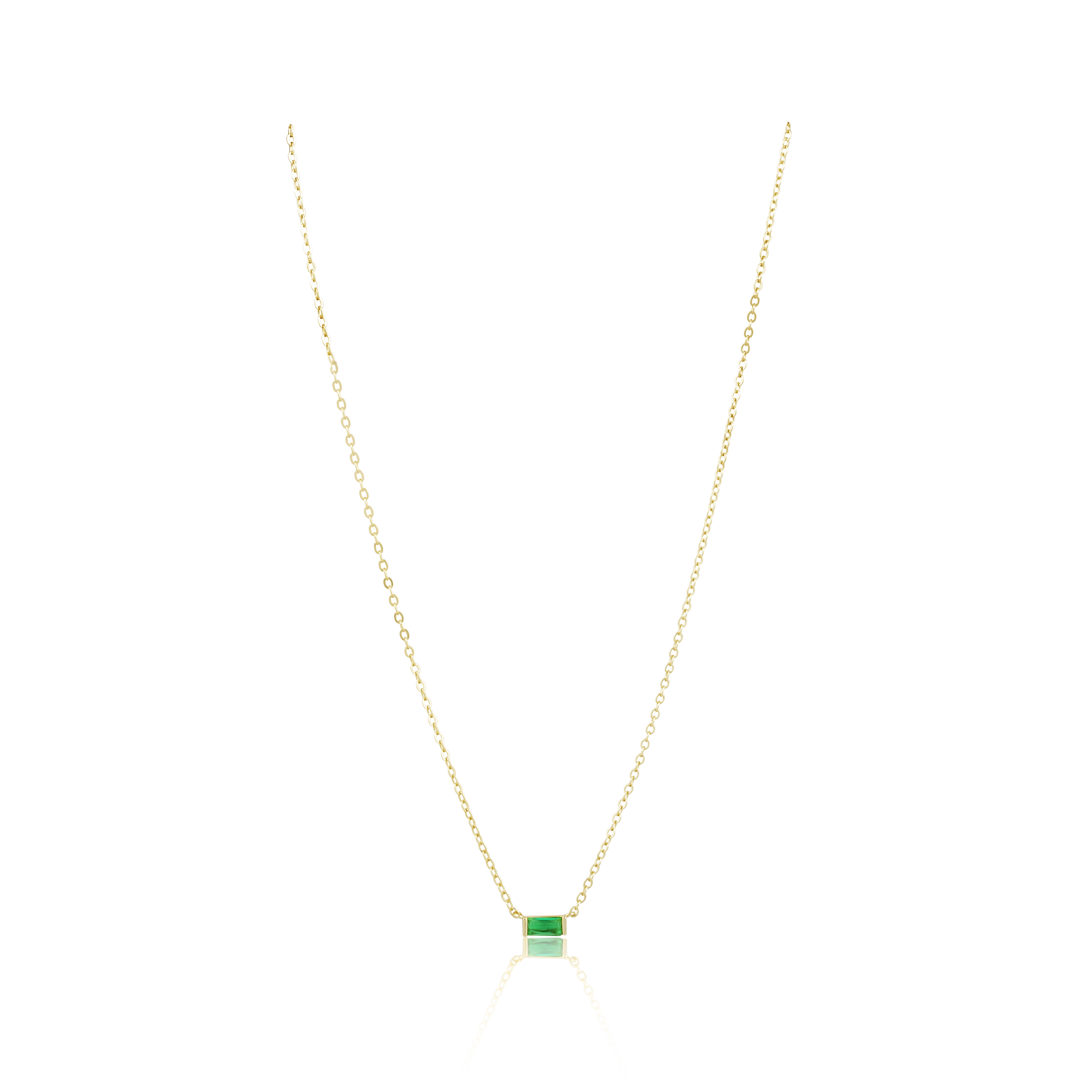 Emerald Willow Necklace