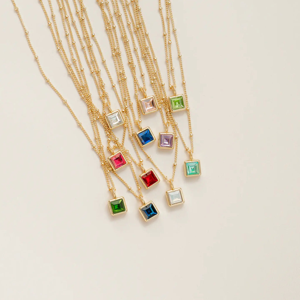 Bottled Birthstone Necklace Collection